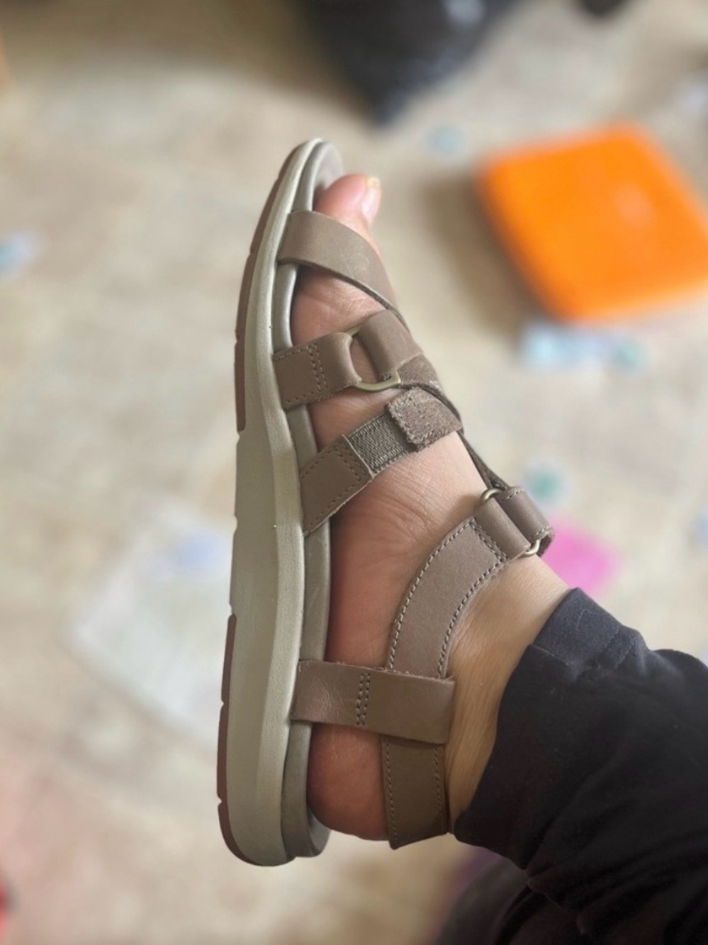 Merrell Kalari Leather Sandals Comfort Walking Travel